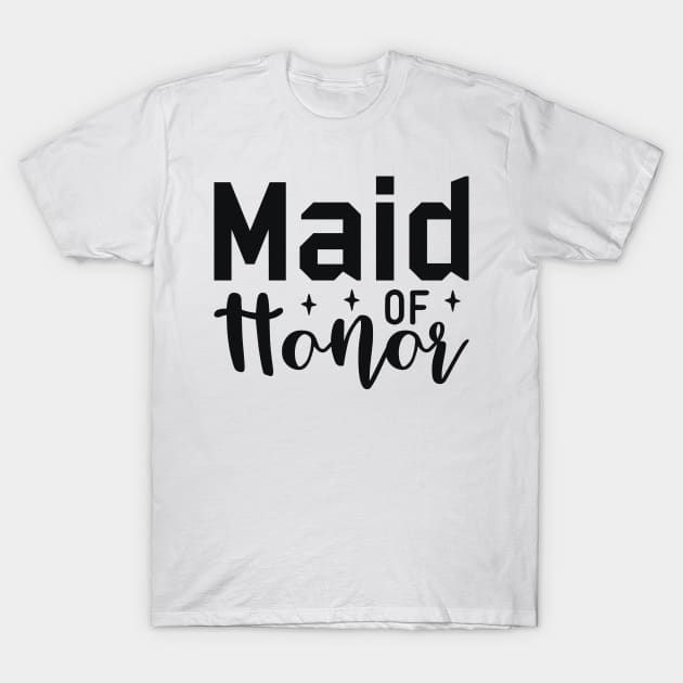 Maid of Honor Bachelorette Party T-Shirt by greenoriginals